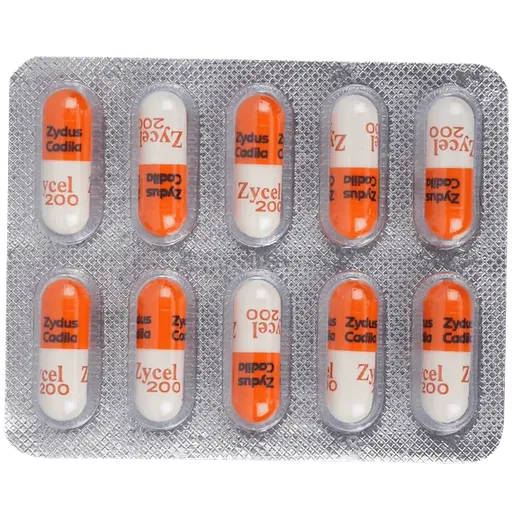 zycel 200mg capsule 10's